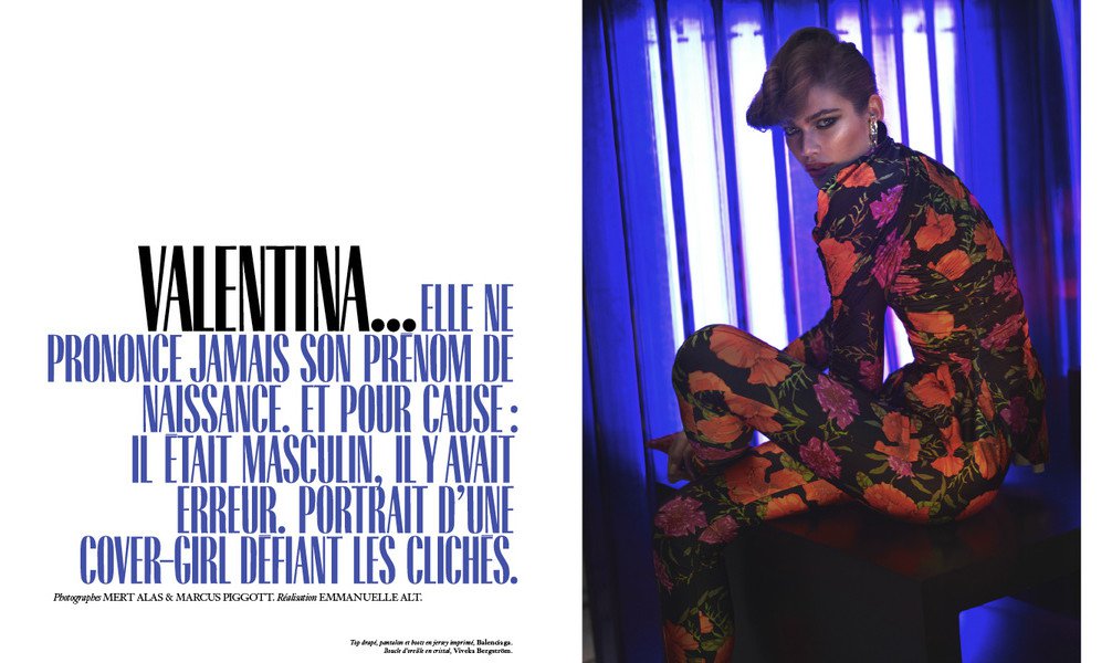 Vogue Paris con Valentina Sampaio - Neomag.