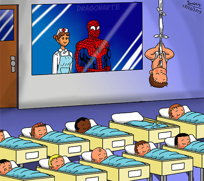 Se i supereroi avessero un figlio - Spiderman fumetto - Neomag.