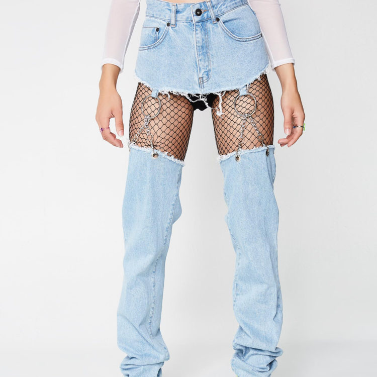 Ragged Priest backless jeans - Neomag