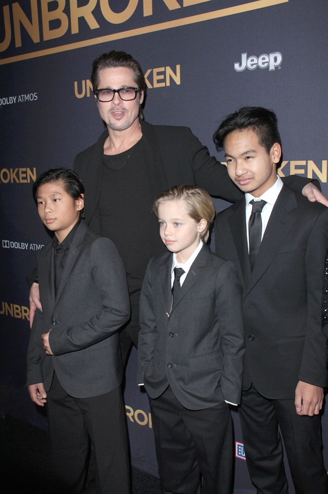 Brad Pitt e figli - Neomag.
