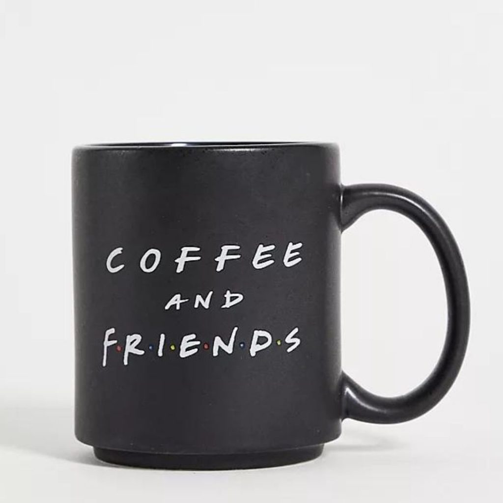 Tazza da caffè nera di Friends