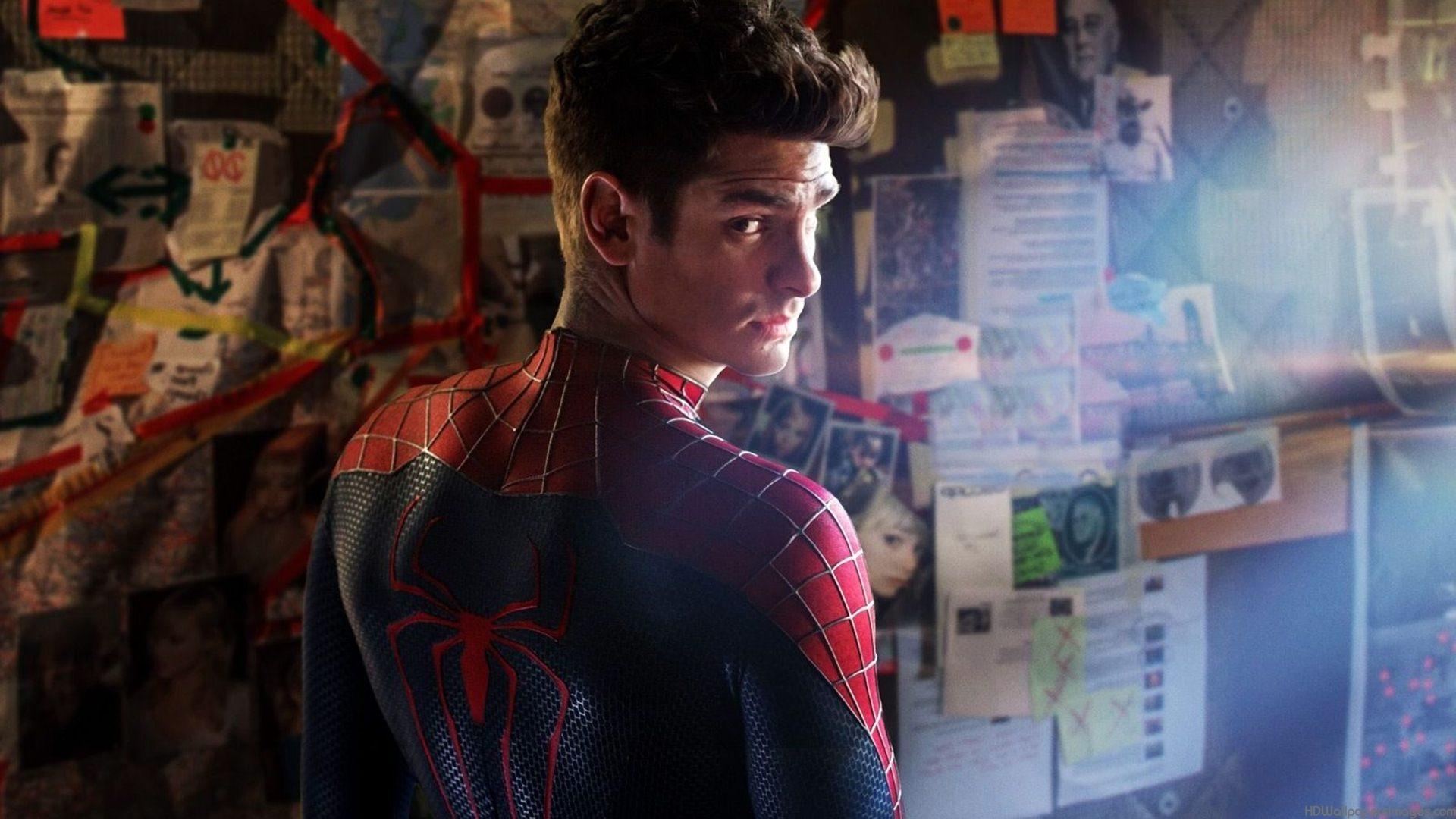 Andrew Garfield in The Amazing Spider- Man