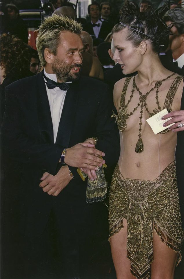 Milla Jovovich in John Galliano