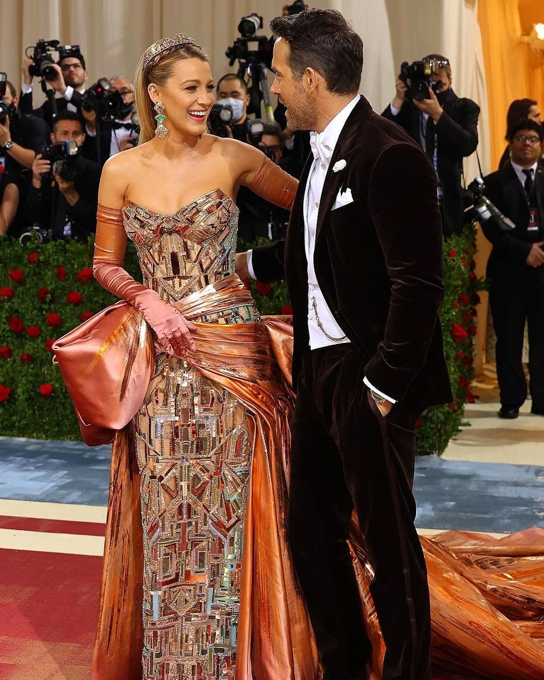 Blake lively in versace