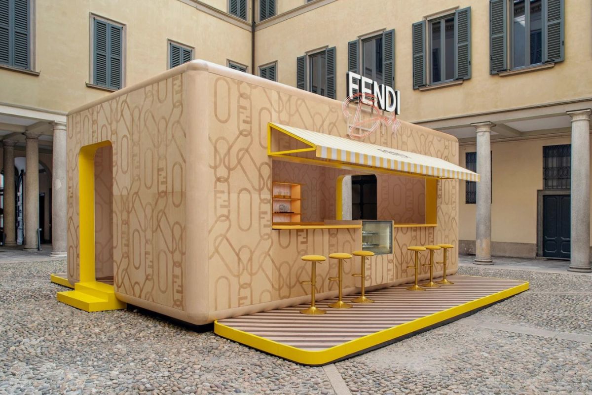 Il Fendi Bar a Milano apre per celebrare il Salone del Mobile