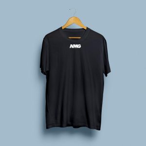 T-Shirt Neomag nera con logo NMG